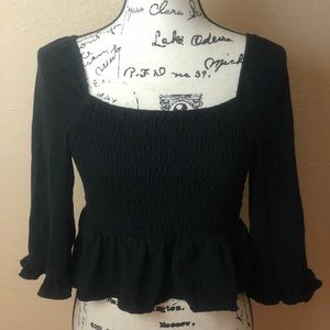 American Eagle | black crop top